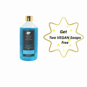 Monsoon Drops Shower Gel & Face wash with Sulphates & Parabens free Base - 500ml