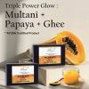 CGH-MM-Papaya_7.jpg Multani Mitti Papaya Cow Ghee Herbal Soap - Economy Pack 3