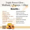 CGH-MM-Papaya_9.jpg Multani Mitti Papaya Cow Ghee Herbal Soap - Economy Pack 3