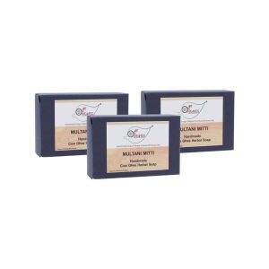 Multani Mitti Reg Cow Ghee Herbal Soap - Economy Pack 3