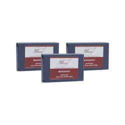 CGH-Mahogany_2.jpg Mahogany Cow Ghee Herbal Soap - Economy Pack 3
