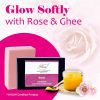Rose Cow Ghee Herbal Soap