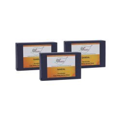 CGH-Sandal_2.jpg Sandal Cow Ghee Herbal Soap - Economy Pack 3