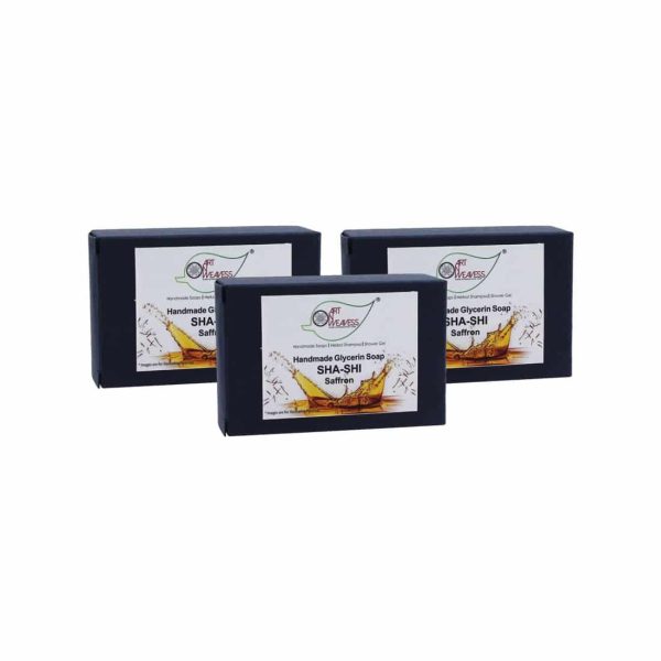 GL-Saffron_2.jpg SHA SHI Saffron Glycerin Soap - Economy Pack 3