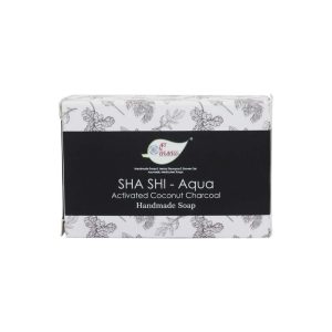 SHA SHI AQUA Activated Coconut Charcoal Handmade Soap Gift Pack