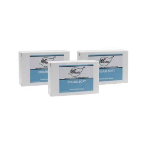 Cream Soft Handmade Soap NT - Economy Pack 3