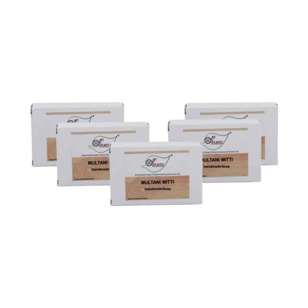 Multani MItti Handmade Soap NT - Economy Pack 5