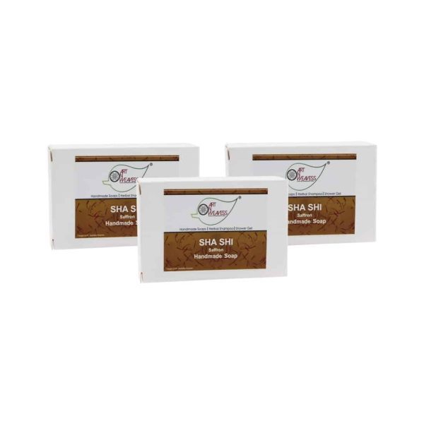 NT-Saffron_2.jpg SHA SHI Saffron Handmade Soap NT - Economy Pack 3