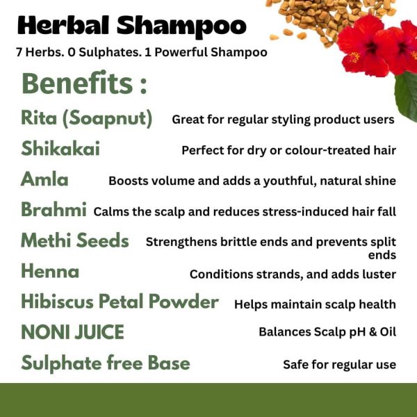 Shampoo-Sulphate-n-Parabin-Free_9-3.jpg Herbal Shampoo Sulphate free Based - 300ml