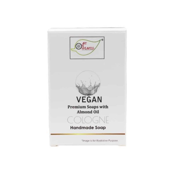 COLOGN Handmade VEGAN Almond Oil Soap NT Pack of 4