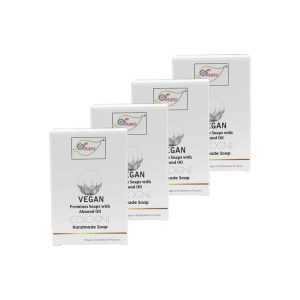 COLOGN Handmade VEGAN Almond Oil Soap NT Pack of 4