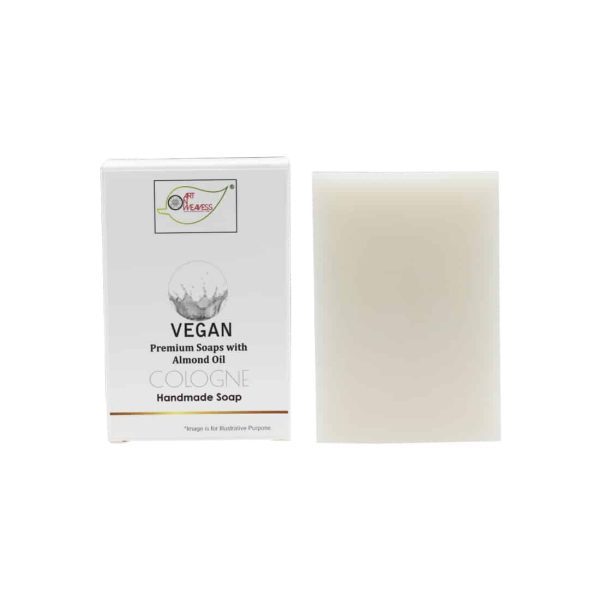 COLOGN Handmade VEGAN Almond Oil Soap NT Pack of 4