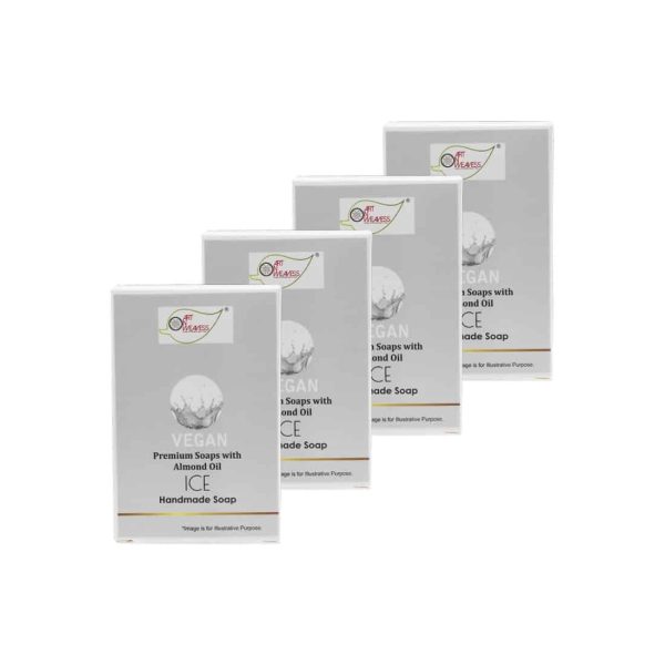 Vegan-Ice_2-1.jpg ICE Handmade VEGAN Almond Oil Soap NT Pack of 4