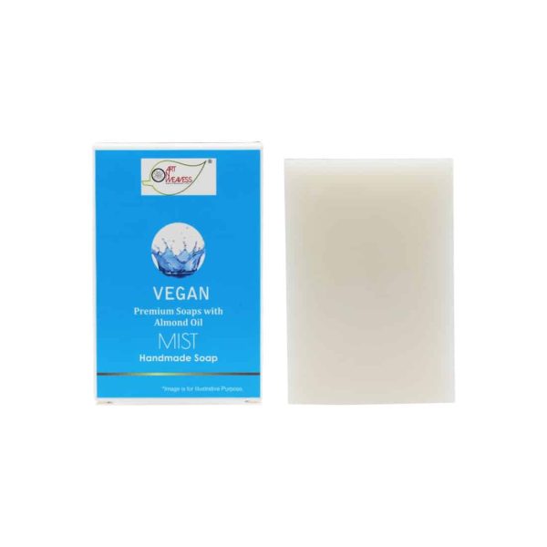 MIST Handmade VEGAN Almond Oil Soap NT Pack of 4