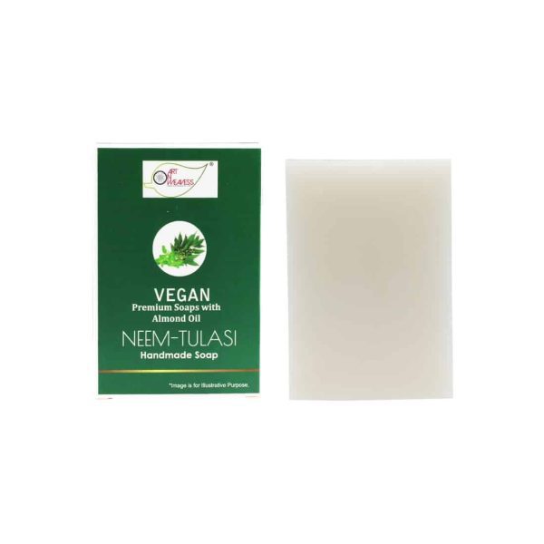 Vegan-Neem-Tulasi_4-2.jpg NEEM TULASI Handmade VEGAN Almond Oil Soap NT Pack of 4